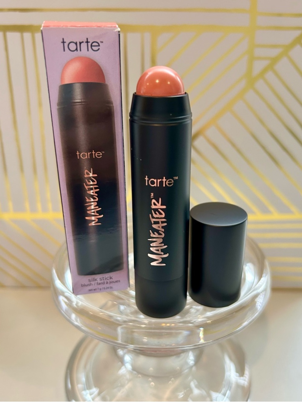 ✨ Tarte Maneater Silk Stick Blush | Pink | Full Size | New in Box ✨